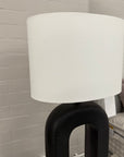 Cleo Table Lamp With Linen Shade Ex Display - 1 Only