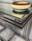 Regal Glass Console Table Ex Display 1 Only