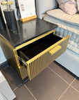 Richmond Interiors Ironville 2 Drawers Table Ex Display - 1 Only