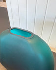 Sea Glass Vase Ex-display - 1 Only