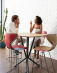 Fama Dorian Tables With Metal Base
