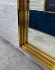 Stepped Gold Mirror Ex Display - 1 Only