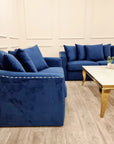 Lincoln 3 & 2 Seater Sofa with Scatter Back Cushion