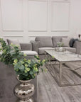 Hudson 3 & 2 Seater Sofa with fixed back cushion
