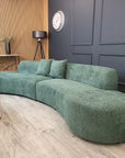 Miami Curved Cinema Boucle Sofa