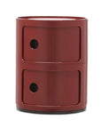 Kartell Componibili New Colors Modular Burgundy Storage Unit | 2 doors