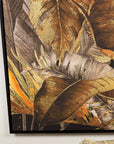 Tropical Palms Canvas Foil Ex Display - 1 Only