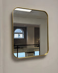 Gold Framed Square Mirror Ex - Display - 1 Only