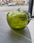 Glass Apple Vase Ex-display - 1 Only