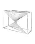Torelli Abstract Clear Glass Console Table