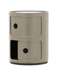 Kartell Componibili New Colors Modular Taupe Storage Unit | 2 doors