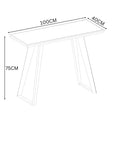 Sorrento Grey Ceramic Console Table SOR-6696