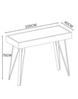 Viking White Ceramic Console Table VIK-6603