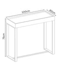 Corum Concrete Effect Console Table COR-6474