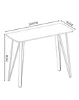 Riviera Grey Ceramic Console Table RIV-6771