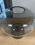 Large Grey Mushroom Glass Vase - Ex Display 4 Only