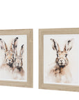 Woodland Whiskers Framed Canvas Set of 2