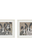 Animal Antics II Framed Art Set of 2