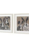 Animal Antics II Framed Art Set of 2