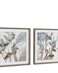 Foliage and Form Framed Canvas Set of 2