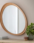 Copenhagen Pebble Mirror Oak