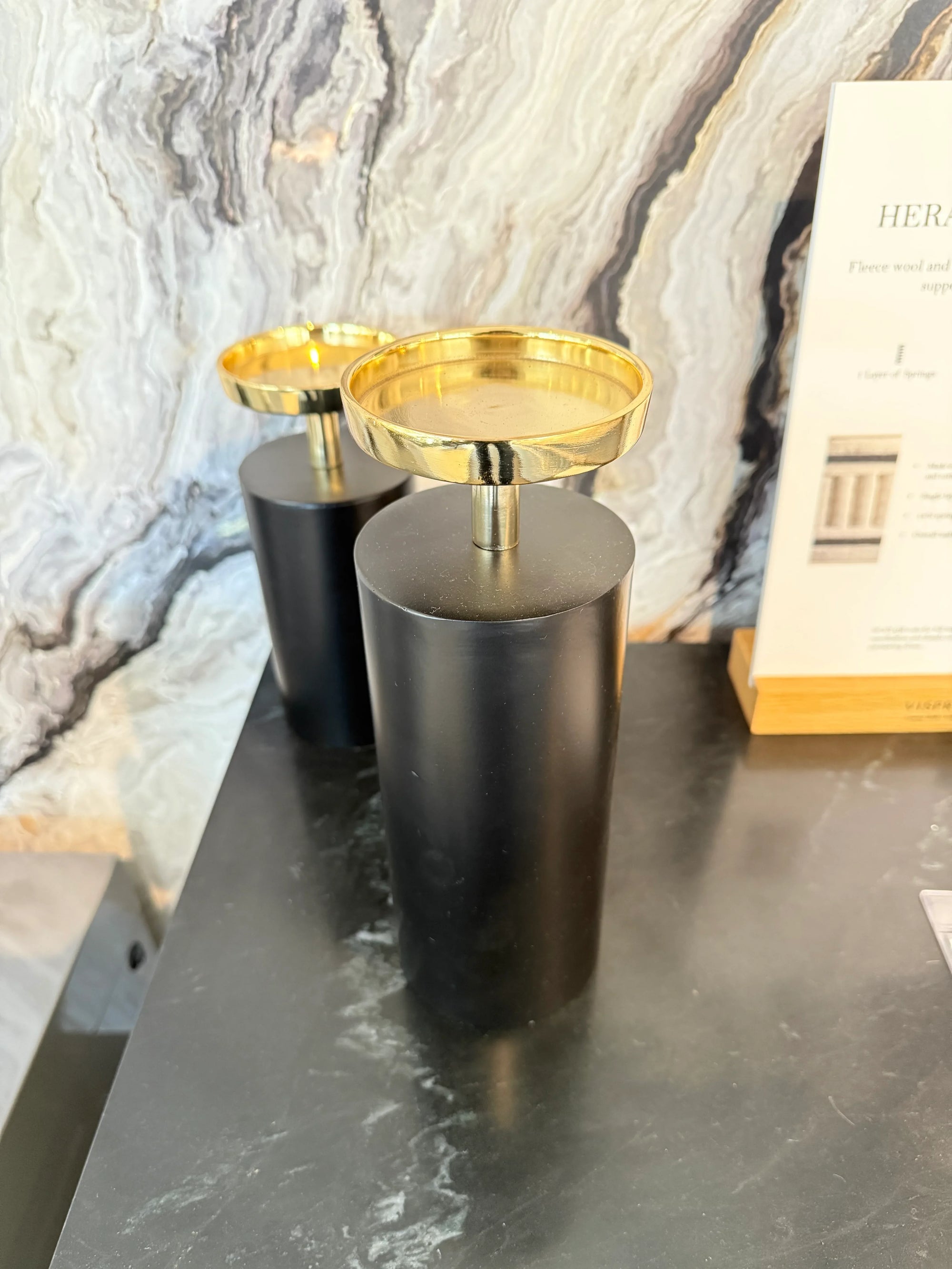 Richmond Interiors Candle Holder Caya Big - Ex Display 1 Only