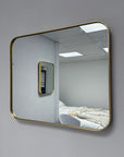 Gold Framed Rectangular Mirror Ex - Display - 1 Only