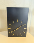 Matt Black Simplistic Clock Ex-display - 1 Only