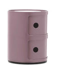 Kartell Componibili New Colors Modular Mauve Storage Unit | 2 doors