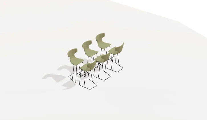 Fama Marlon Stool and Chair