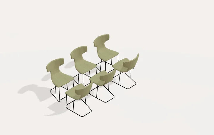 Fama Marlon Stool and Chair