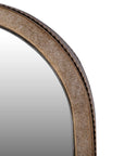 Belvedere Aged Gold Rectangular Mirror 102x76cm