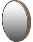 Belvedere Aged Gold Round Mirror 80x80cm