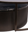 Belvedere Black Set of 2 Nesting Coffee Table