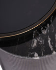 Belvedere Black Set of 2 Nesting Side Tables
