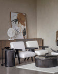 Belvedere Black Set of 2 Nesting Side Tables