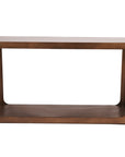 Thorpe Metal and Glass Console Table