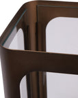 Thorpe Metal and Glass Hurricane Small 28cm