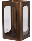 Thorpe Metal and Glass Hurricane Small 28cm