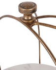 Belvedere Aged Gold Two Tiered Stand
