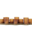 Belvedere Aged Gold 9 Light Candle Holder
