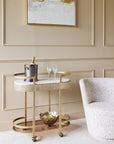 Belvedere Aged Gold Drinks Trolley