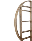Belvedere Aged Gold Shelving Mirror Large