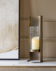 Belvedere Aged Gold Table Hurricane