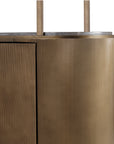 Belvedere Royal Gold Shelving Unit With Storage