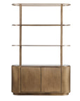 Belvedere Royal Gold Shelving Unit With Storage