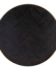Richmond Interiors Set of 2 Blackbone Gold Round Coffee Table - Ex Display 1 Only
