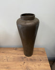 Tall Metallic Ceramic Vase - Ex Display 1 Only