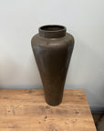Tall Metallic Ceramic Vase - Ex Display 1 Only