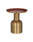 Richmond Interiors Inaya Side Table In Orange - Ex Display 1 Only